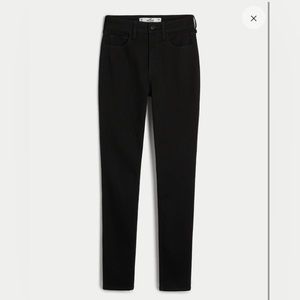 Hollister Curvy High Rise Super Skinny Black Jeans - 28L